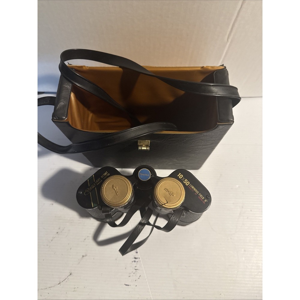 Unbranded 10x50 Black Binoculars with Carry Case